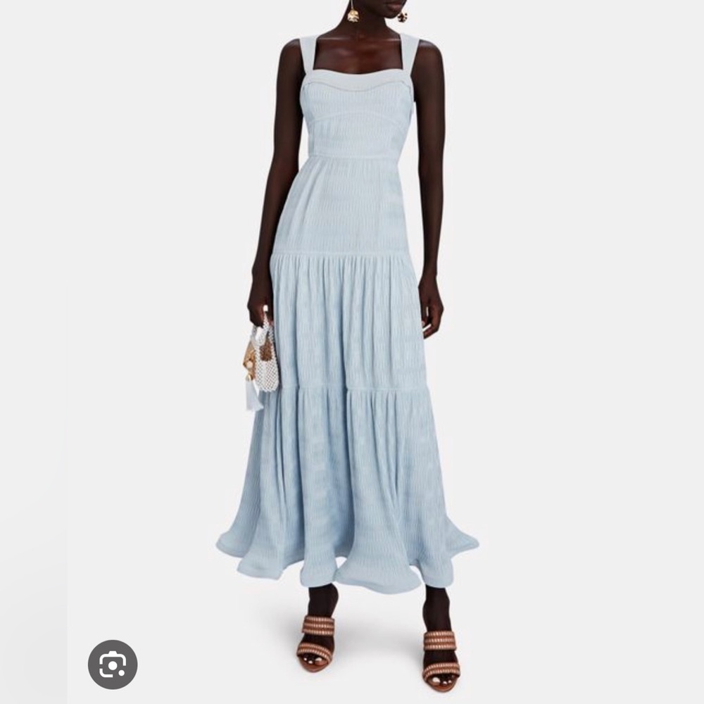 Jonathan Simkhai Light Blue Midi Dress